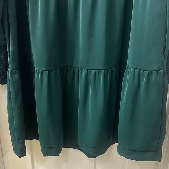 Imply Bela Long Sleeve Green Dress L - Picture 8 of 8